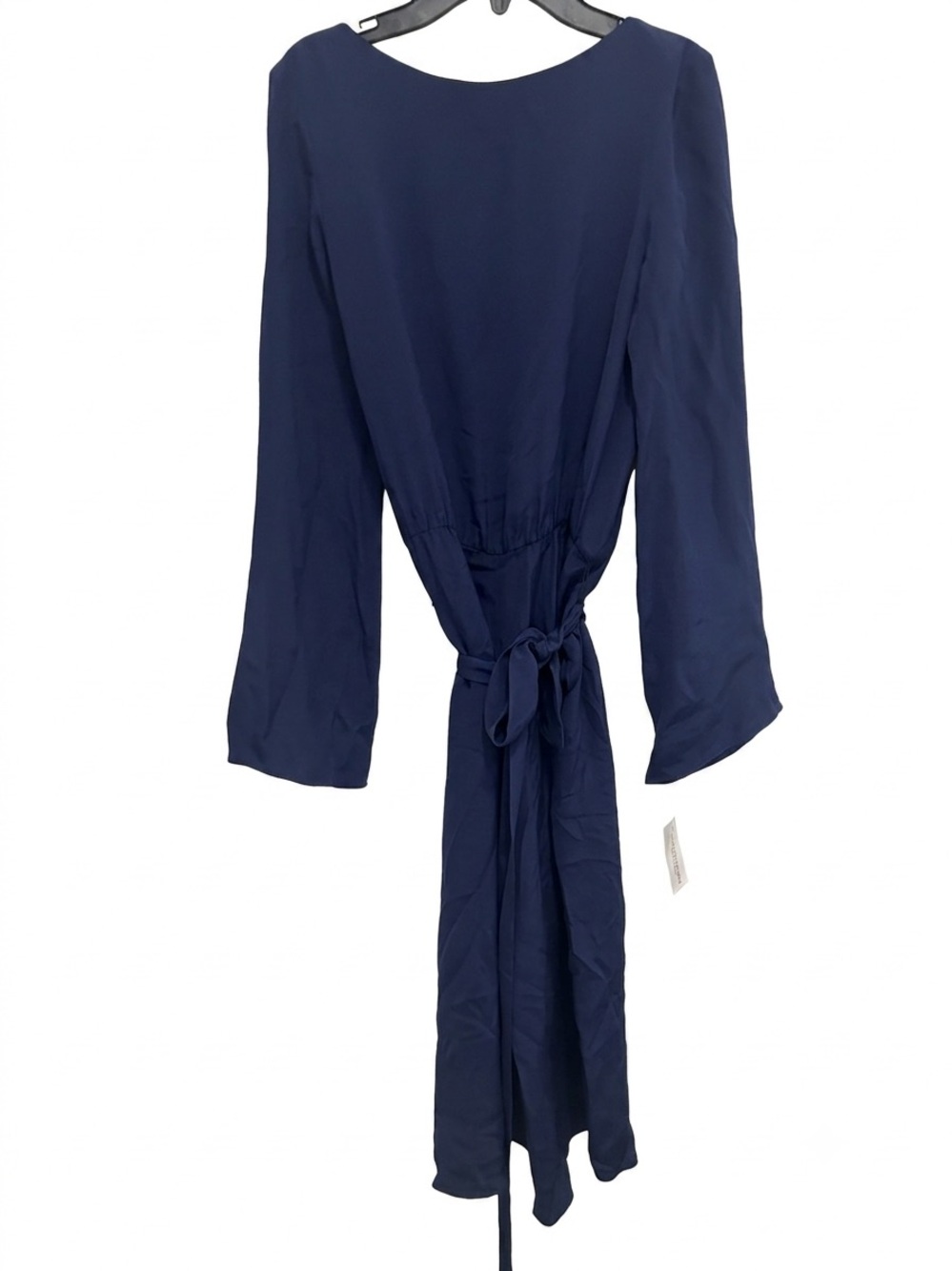 Contrarian New York Navy V back Jumpsuit with tie waist